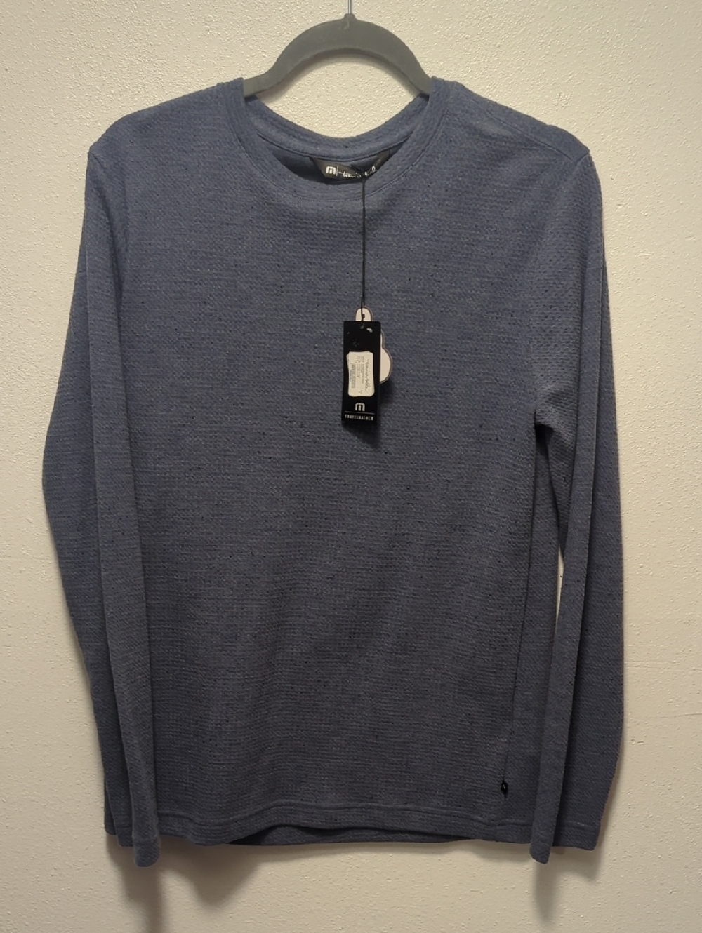 NWT Travis Mathew Cloud Waffle Crew Neck Sweater Size Small